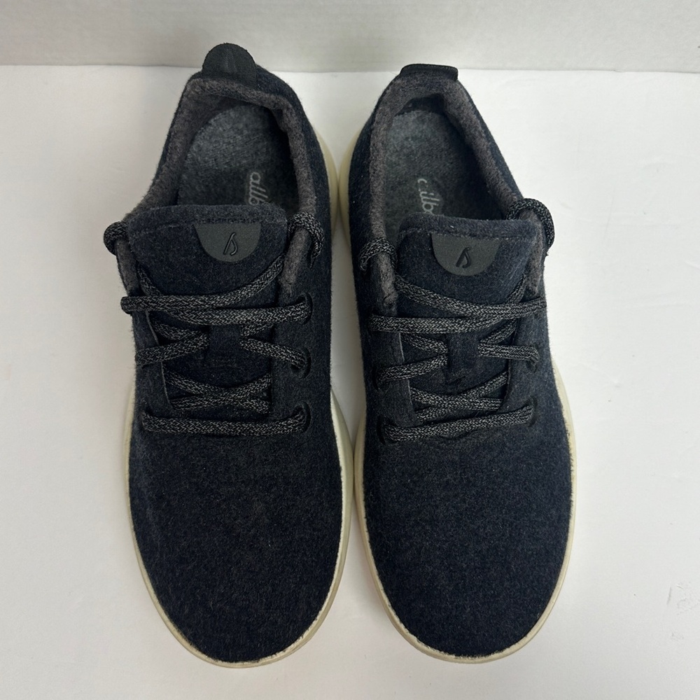Allbirds Wool Runners 1019 NV1 Womens Black Gray Running Shoes Sneakers Size 7 - Picture 6 of 12